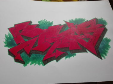 Graffiti Sketch - Photo by Gros