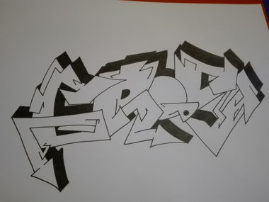 Graffiti Sketch - Photo by Gros