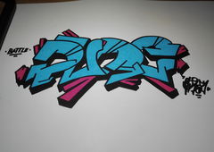Graffiti Sketch - Photo by Gros - battlepuregros