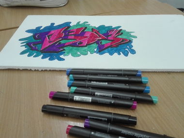 Graffiti Sketch - Photo by Gros