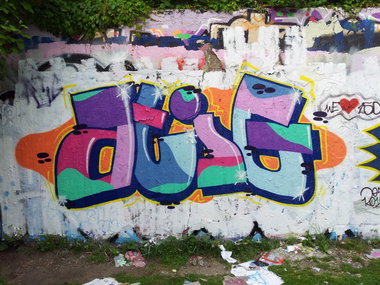 Graffiti Wall - Photo by Grossatig - Atig, one, hall (2013)