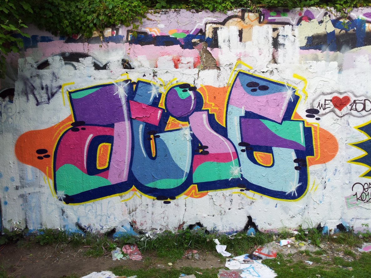 Graffiti Wall - Photo by Grossatig - Atig, one, hall (2013)
