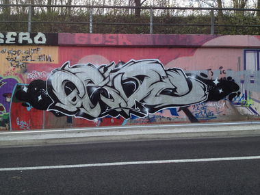 Graffiti Wall - Photo by Grover - Grove, Grover, GROVER