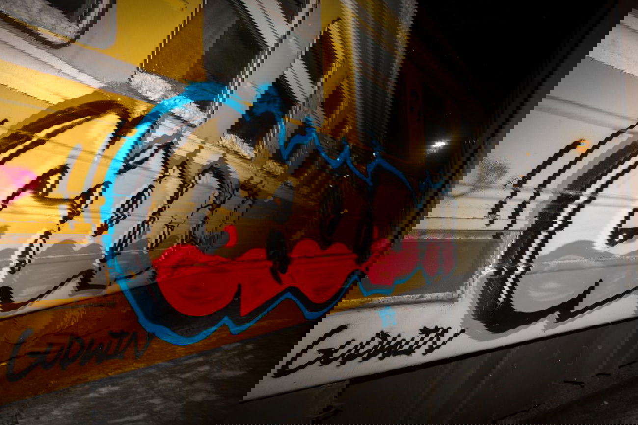 Graffiti Train - Photo by Gudwin - gudn