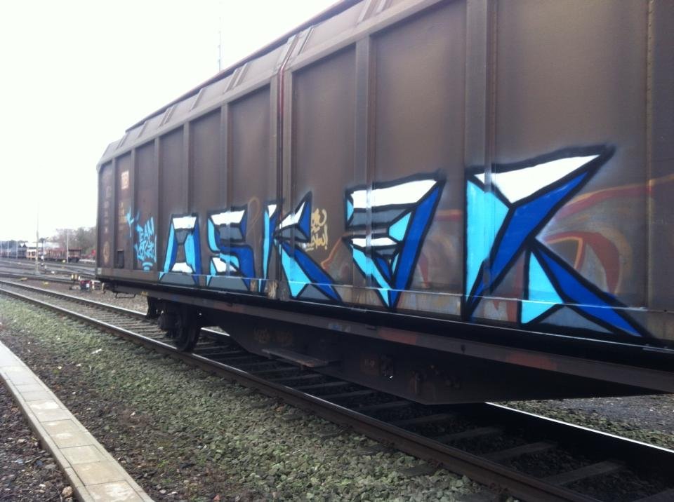 Graffiti Train - Photo by Gunther - Oskar, /, Köln
