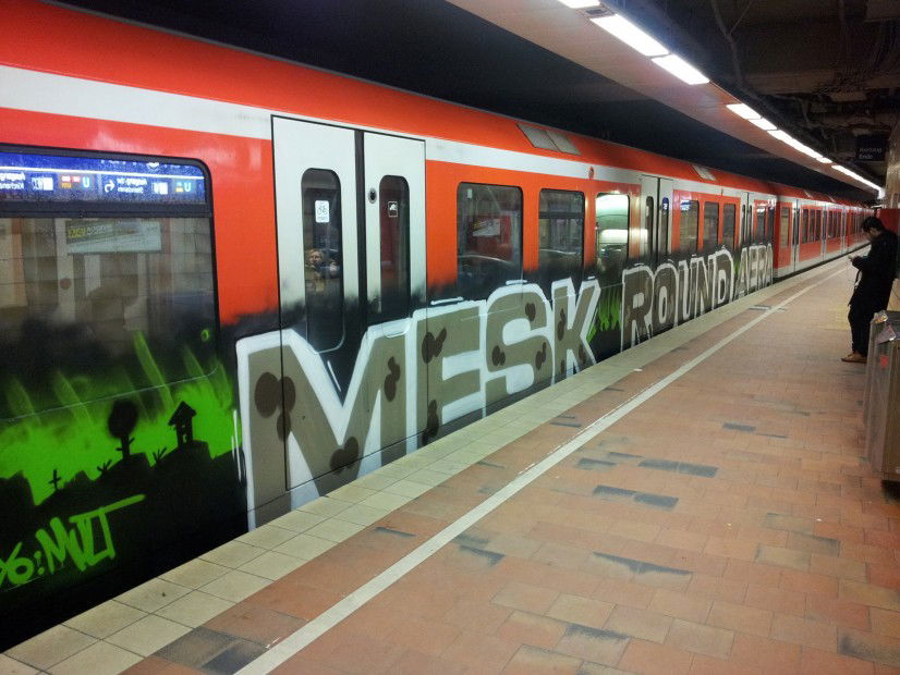 Graffiti Train - Photo by GurkenGlas