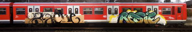 Graffiti Train - Photo by GurkenGlas