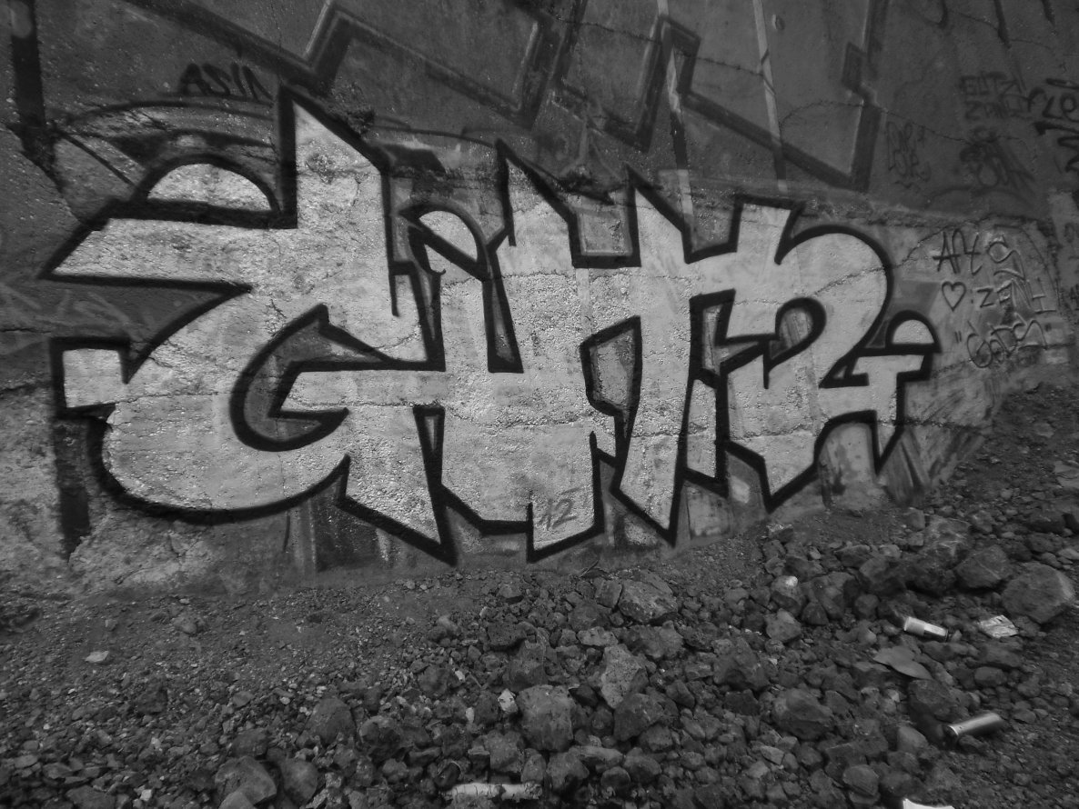 Graffiti Bombing in Ostrava - Photo by Gutzone - Gutzone (2012)