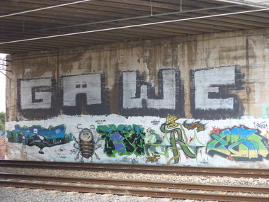 Graffiti Wall in Italia - Photo by Gw17