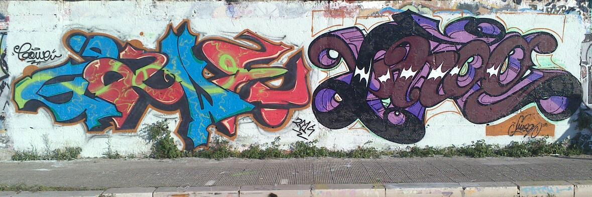 Graffiti Wall in Italia - Photo by Gw17