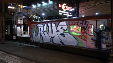 Graffiti Train - Photo by HAMBURG7 - rime, buzr, ip (2013)
