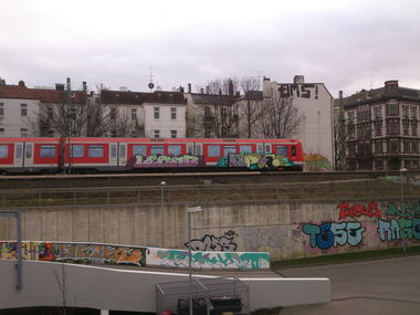 Graffiti Train - Photo by HAMBURG7 - rätsel, legab (2014)