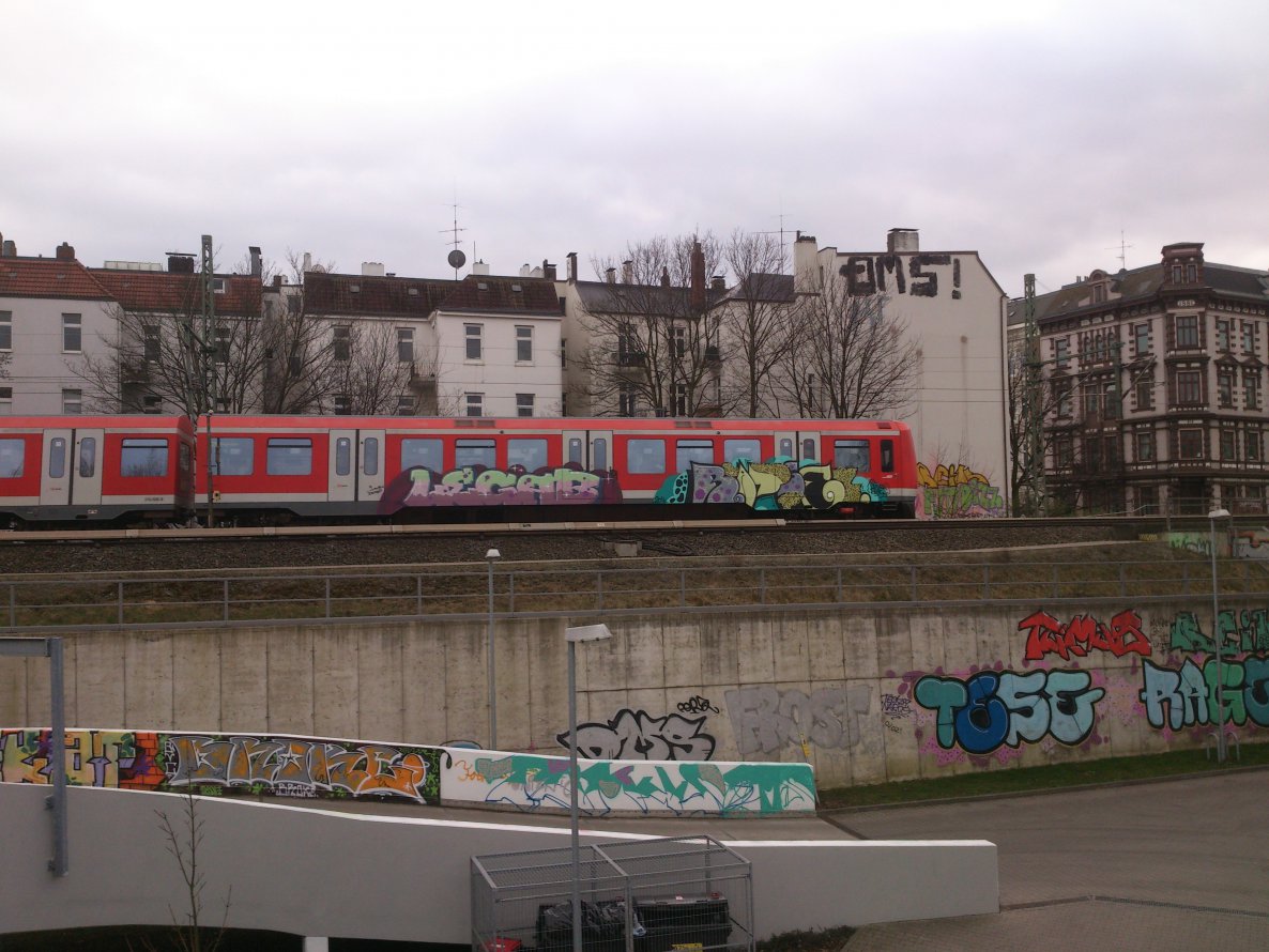 Graffiti Train - Photo by HAMBURG7 - rätsel, legab (2014)