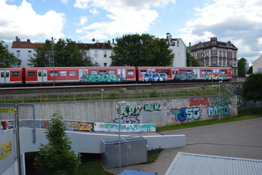 Graffiti Train - Photo by HAMBURG7 - taps, sfk, ners (2014)