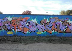 Graffiti Wall - Photo by HANZO - Blok;, Shok;, Babenhausen (2018)