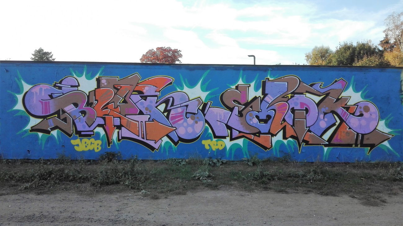 Graffiti Wall - Photo by HANZO - Blok;, Shok;, Babenhausen (2018)