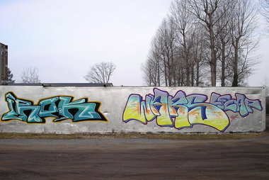 Graffiti in Drehort - Photo by HANZO - IROK, WARS, LF (2006)