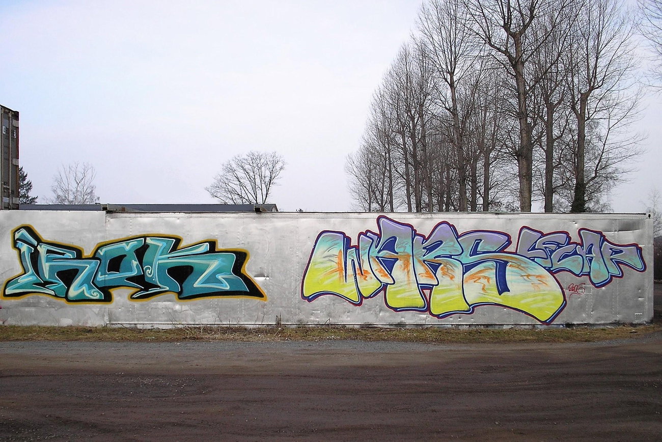 Graffiti in Drehort - Photo by HANZO - IROK, WARS, LF (2006)