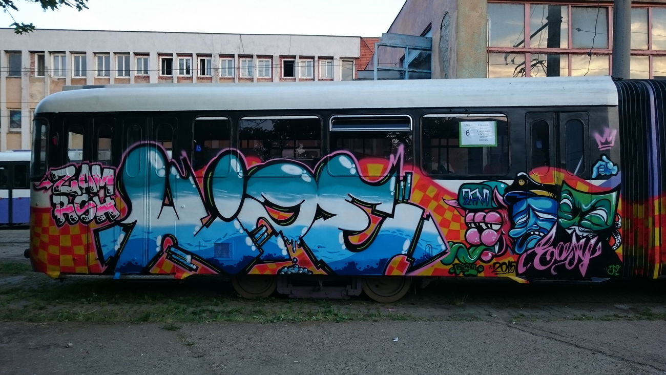 Graffiti Train - Photo by HAOS - wize, zamzam