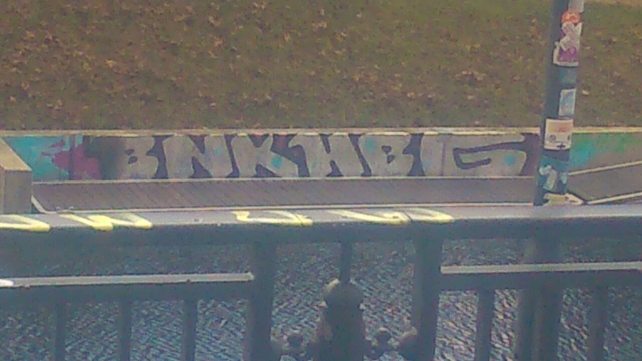 Graffiti Wall in Leipzig - Photo by HBGcrew - BNK, HBG (2014)