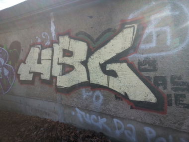 Graffiti Wall in Leipzig - Photo by HBGcrew - hbg (2015)