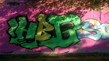 Graffiti Wall in Leipzig - Photo by HBGcrew - Hbg (2014)