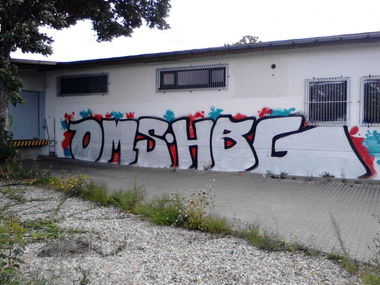 Graffiti Bombing in Leipzig - Photo by HBGcrew - OMS, HBG (2014)