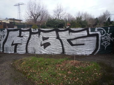Graffiti Bombing in Leipzig - Photo by HBGcrew - hbg (2014)
