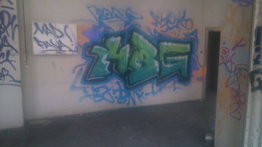 Graffiti Wall in Leipzig - Photo by HBGcrew - hbg (2014)