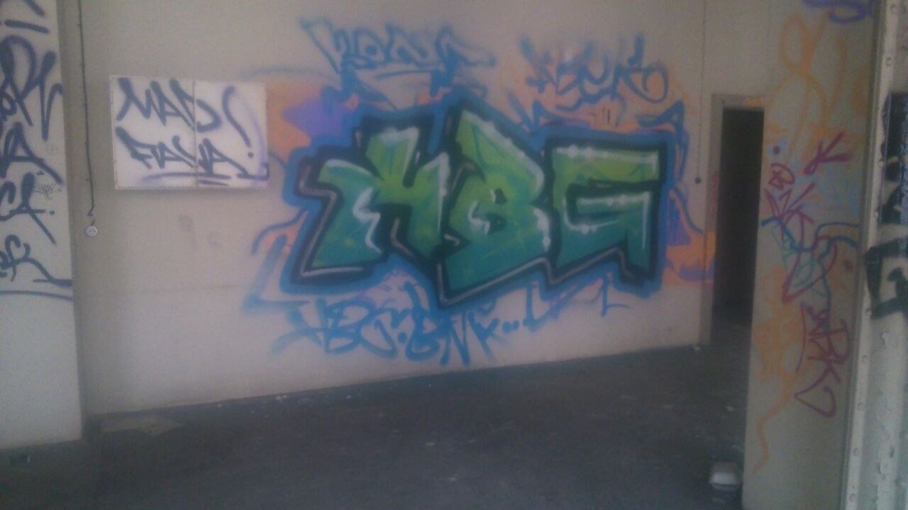 Graffiti Wall in Leipzig - Photo by HBGcrew - hbg (2014)