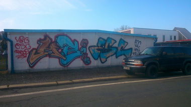 Graffiti Wall in Vogtlandkreis - Photo by HBGcrew - HBGang, esc (2014)