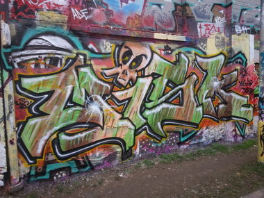 Graffiti Wall in Leipzig - Photo by HBGcrew - Misk (2015)