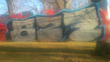 Graffiti Wall in Leipzig - Photo by HBGcrew - 827 (2015)