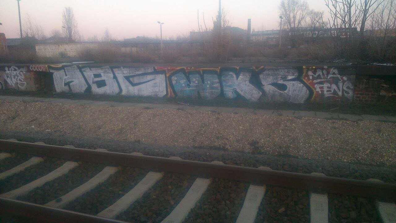 Graffiti Bombing in Leipzig - Photo by HBGcrew - HBG, WKS (2015)