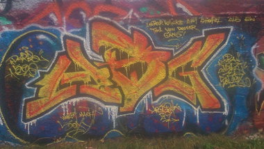 Graffiti Wall in Leipzig - Photo by HBGcrew - HBG (2014)