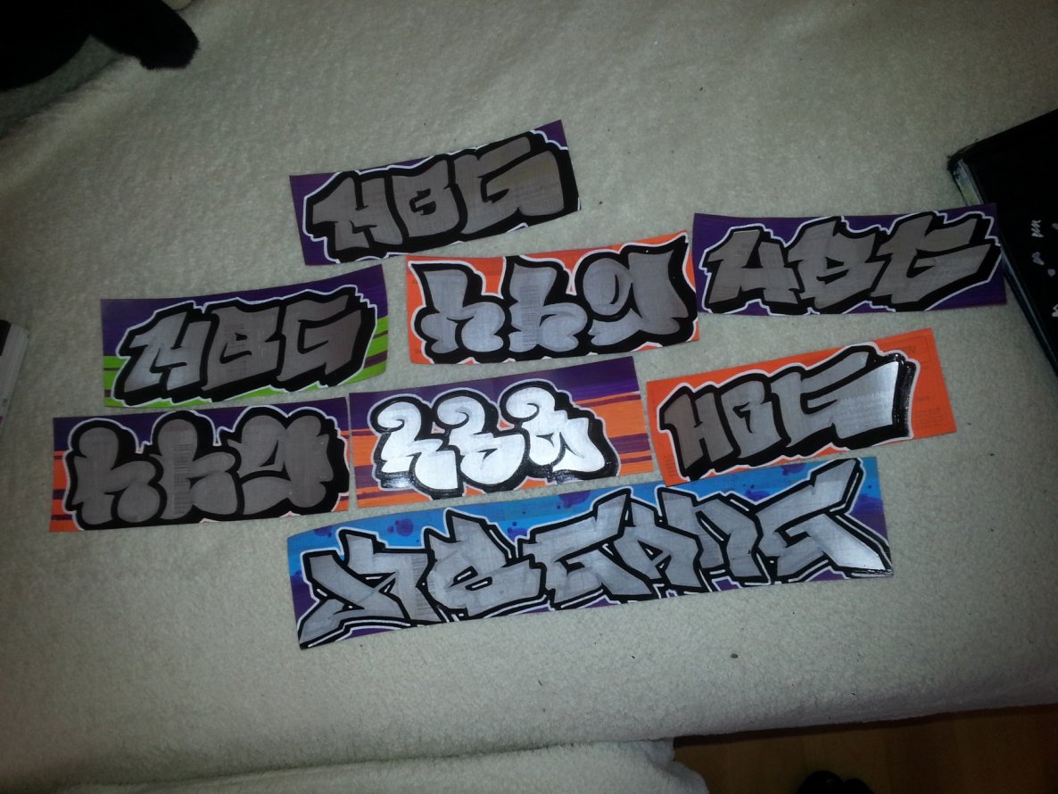 Graffiti Sketch in Leipzig - Photo by HBGcrew - hbg (2015)