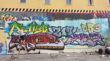 Graffiti Wall - Photo by HBGcrew - HBG, 219, ORG (2014)