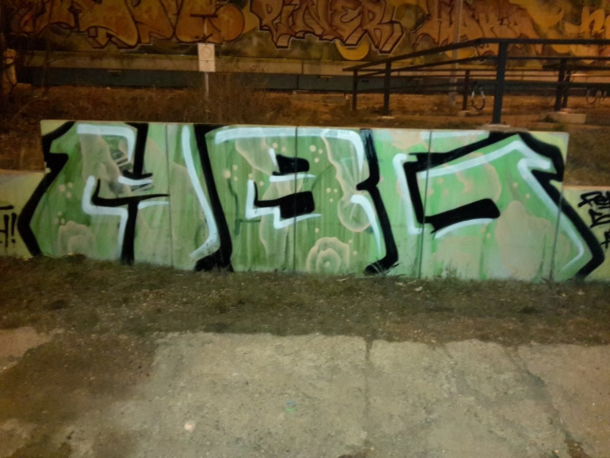 Graffiti Wall in Leipzig - Photo by HBGcrew - hbg (2015)