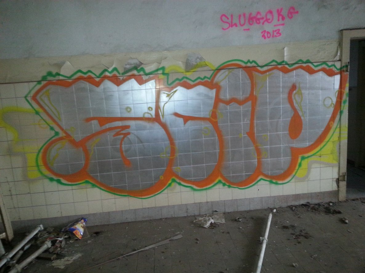 Graffiti Wall in Leipzig - Photo by HBGcrew - Scip (2013)