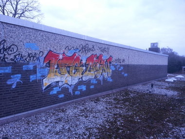 Graffiti Wall in Goch - Photo by HENCOK