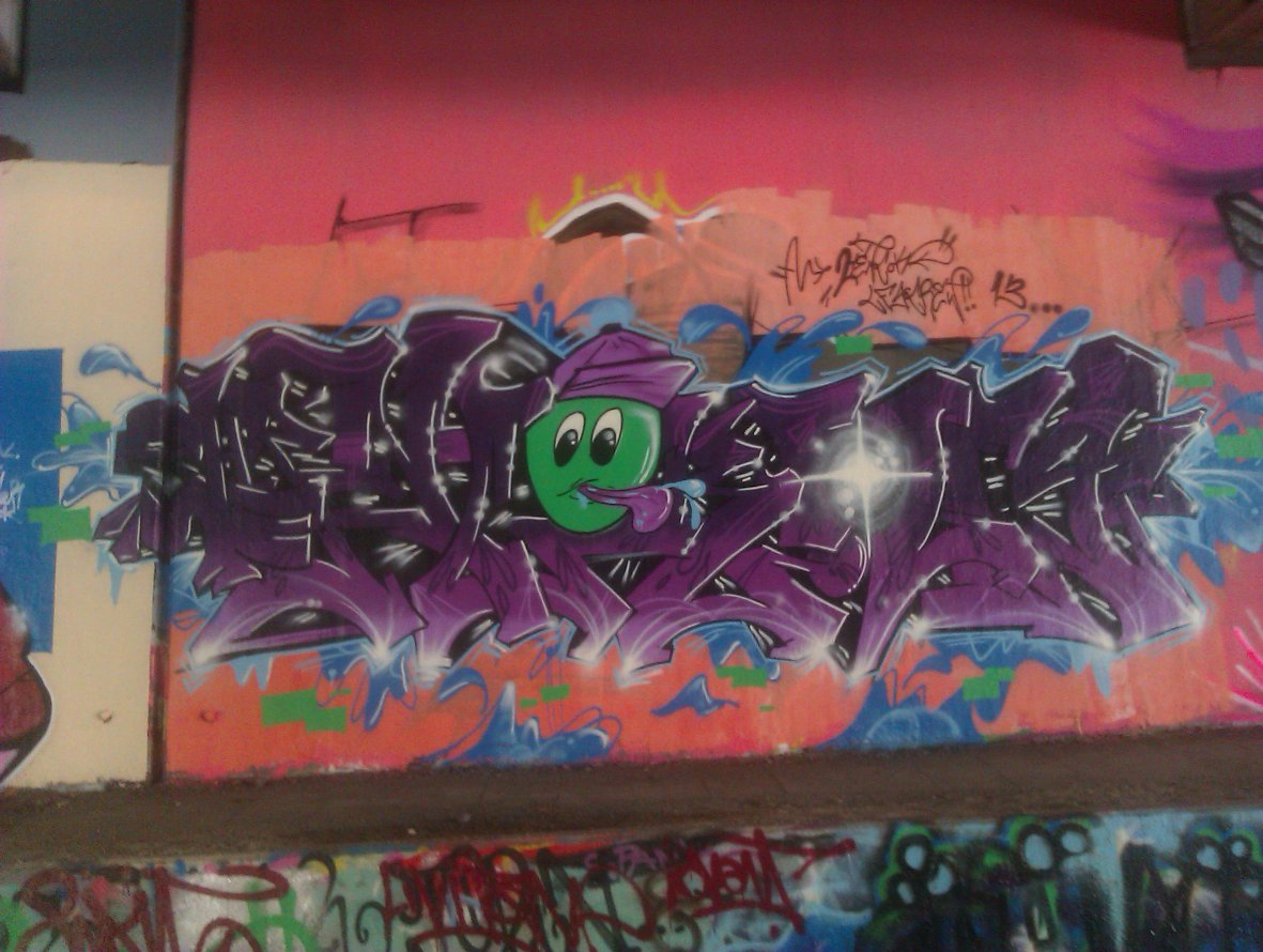 Graffiti Wall - Photo by HENCOK