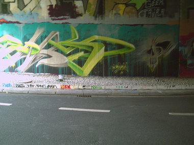 Graffiti Wall - Photo by HENCOK
