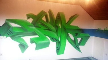 Graffiti Wall - Photo by HENCOK - 3D