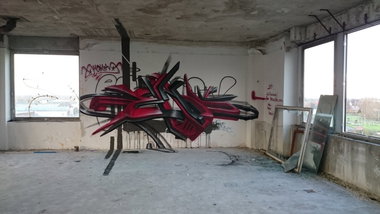 Graffiti Wall - Photo by HENCOK - montana, graffiti, hencok (2014)