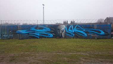 Graffiti Wall in Kreis Kleve - Photo by HENCOK - 3D, Graffiti, Wildstyle (2015)