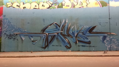 Graffiti Wall - Photo by HENCOK - 3D, graffiti, montana (2014)