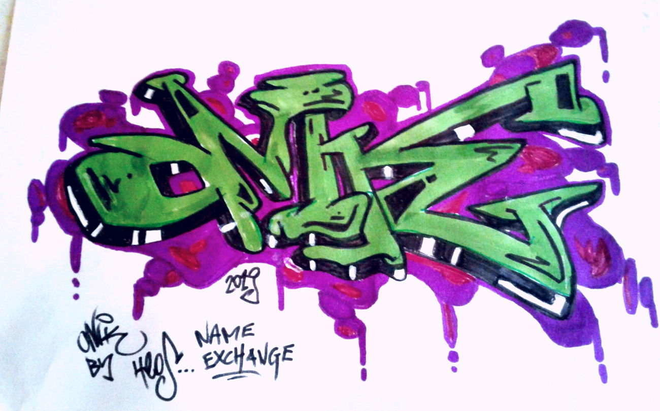 Graffiti Sketch - Photo by HEOS (2019)