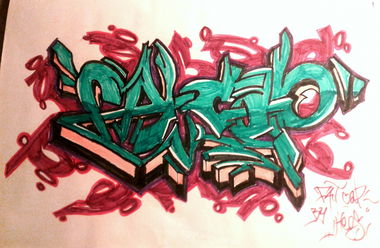 Graffiti Sketch - Photo by HEOS (2018)