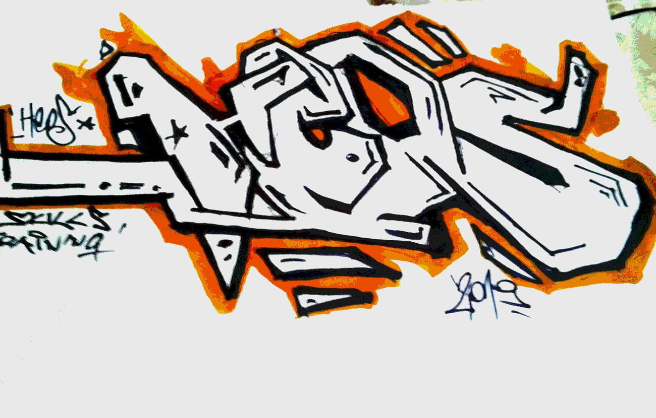 Graffiti Sketch - Photo by HEOS (2019)