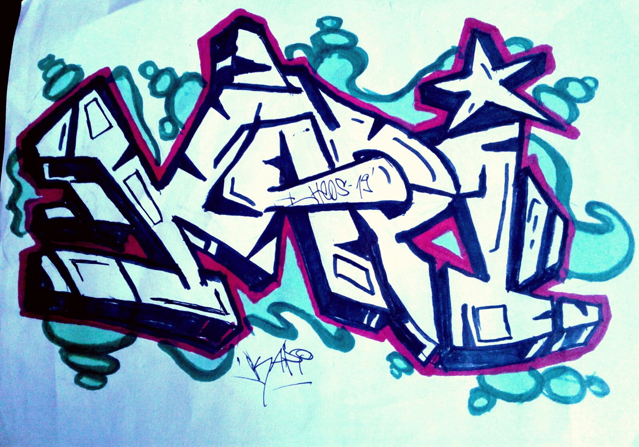 Graffiti Sketch - Photo by HEOS (2019)